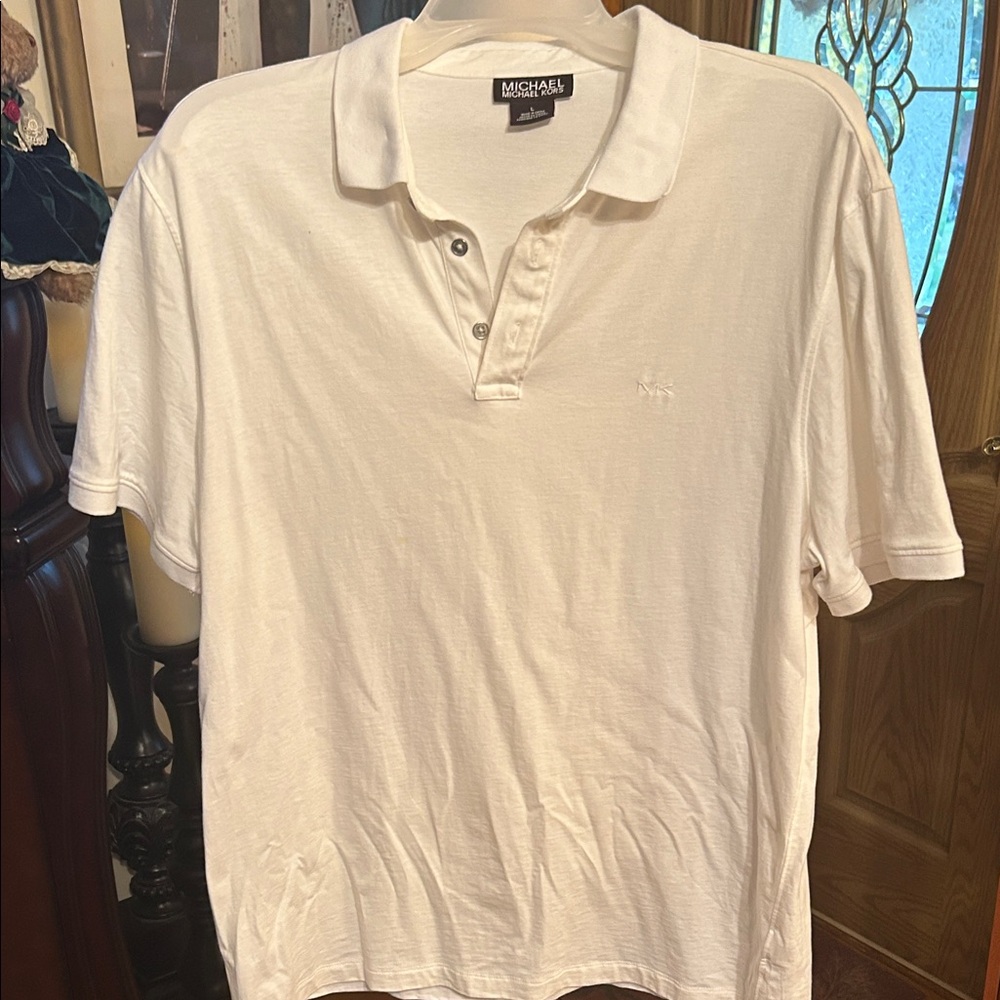 Michael Kors Men's Ivory Polo Shirt